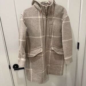 Madewell Windowpane Lynnford Coat
